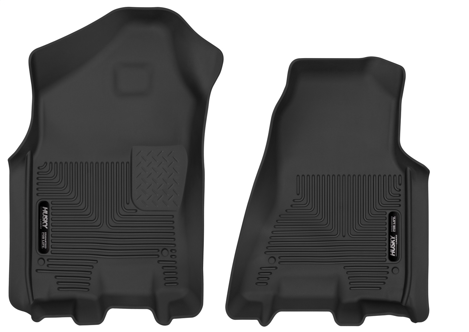 Husky Liners 54501 - 2019 RAM 1500 Crew Cab/Quad Cab X-Act Contour Black Front Floor Liners Husky Liners 54501 - 2019 RAM 1500 Crew Cab/Quad Cab X-Act Contour Black Front Floor Liners