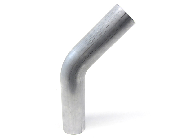 HPS Performance AT45-187-CLR-225 - 6061 Aluminum, 45 Degree Elbow Tubing, 1-7/8" OD, Tight Radius, 2-1/4" CLR