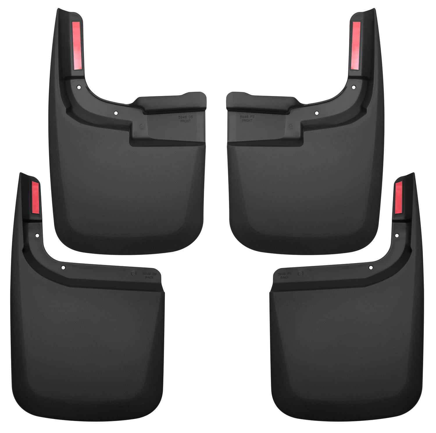 Husky Liners 58466 - 2017 Ford F-250/F350 Custom-Molded Front and Rear Mud Guards Husky Liners 58466 - 2017 Ford F-250/F350 Custom-Molded Front and Rear Mud Guards