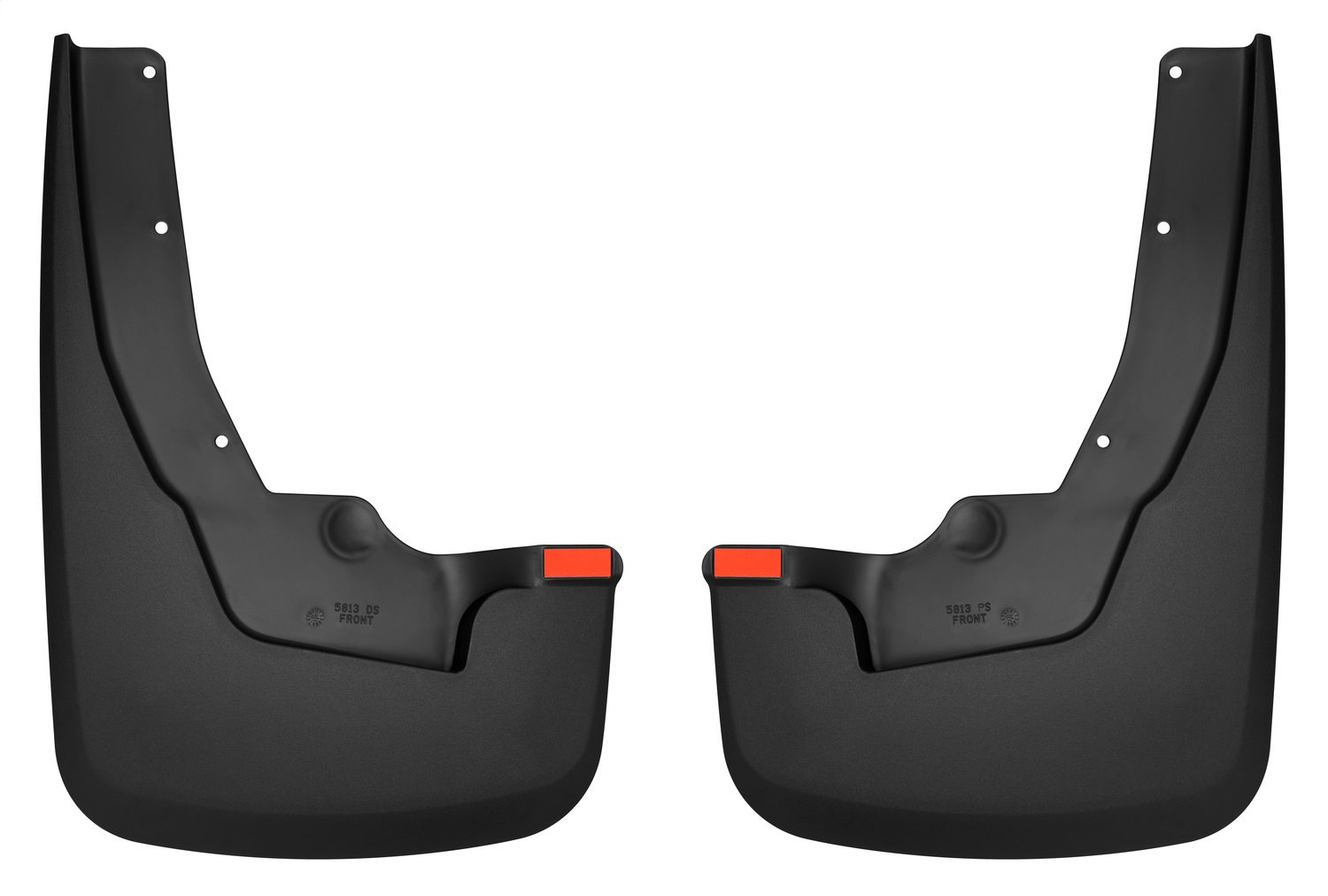Husky Liners 58131 - 19-22 RAM 1500 w/ OEM Fender Flares Custom-Molded Front Mud Guards