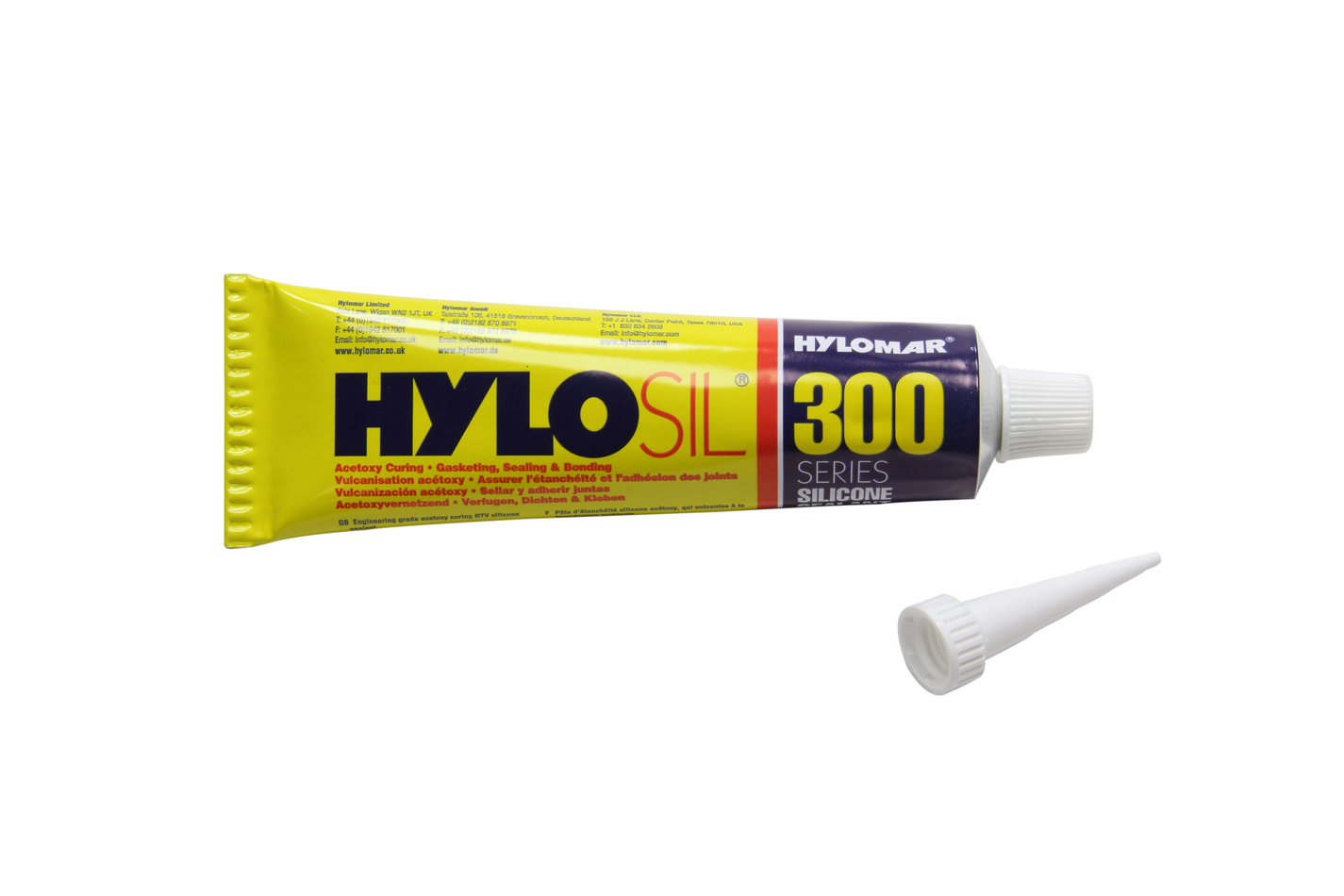 Hylomar 61411 - Hylosil Hi-Temp Silicone RTV Sealant 3.0oz Tube