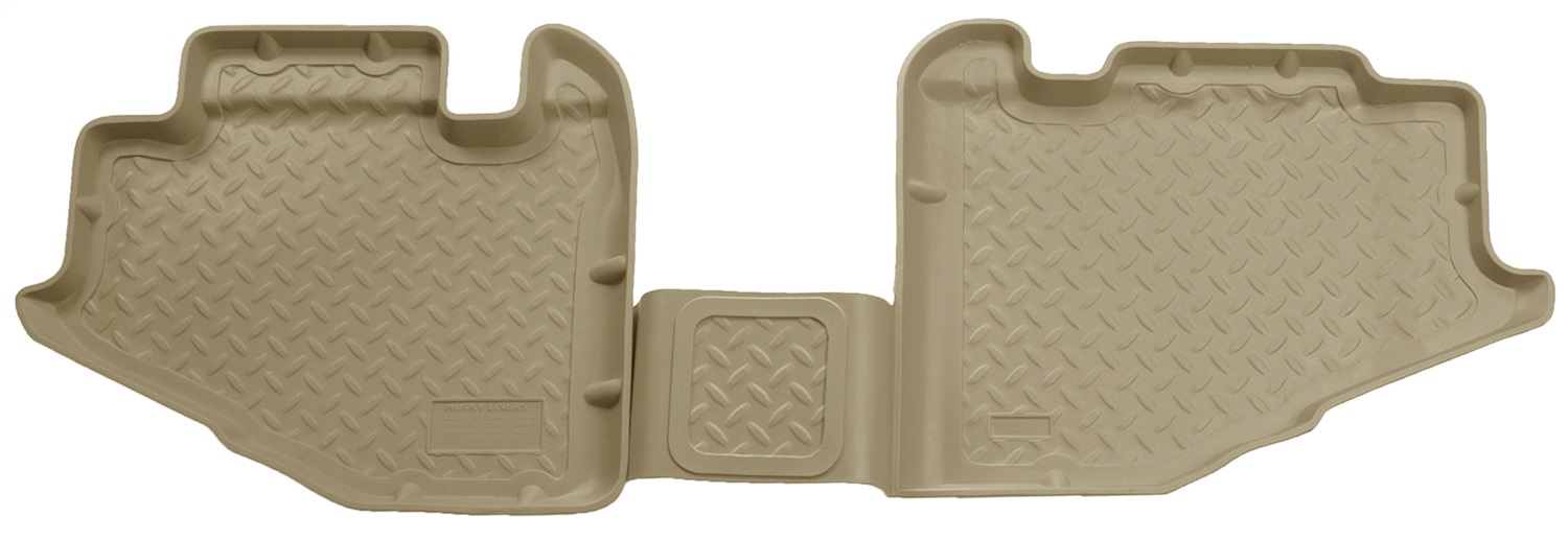Husky Liners 61733 - 97-05 Jeep Wrangler Classic Style 2nd Row Tan Floor Liners