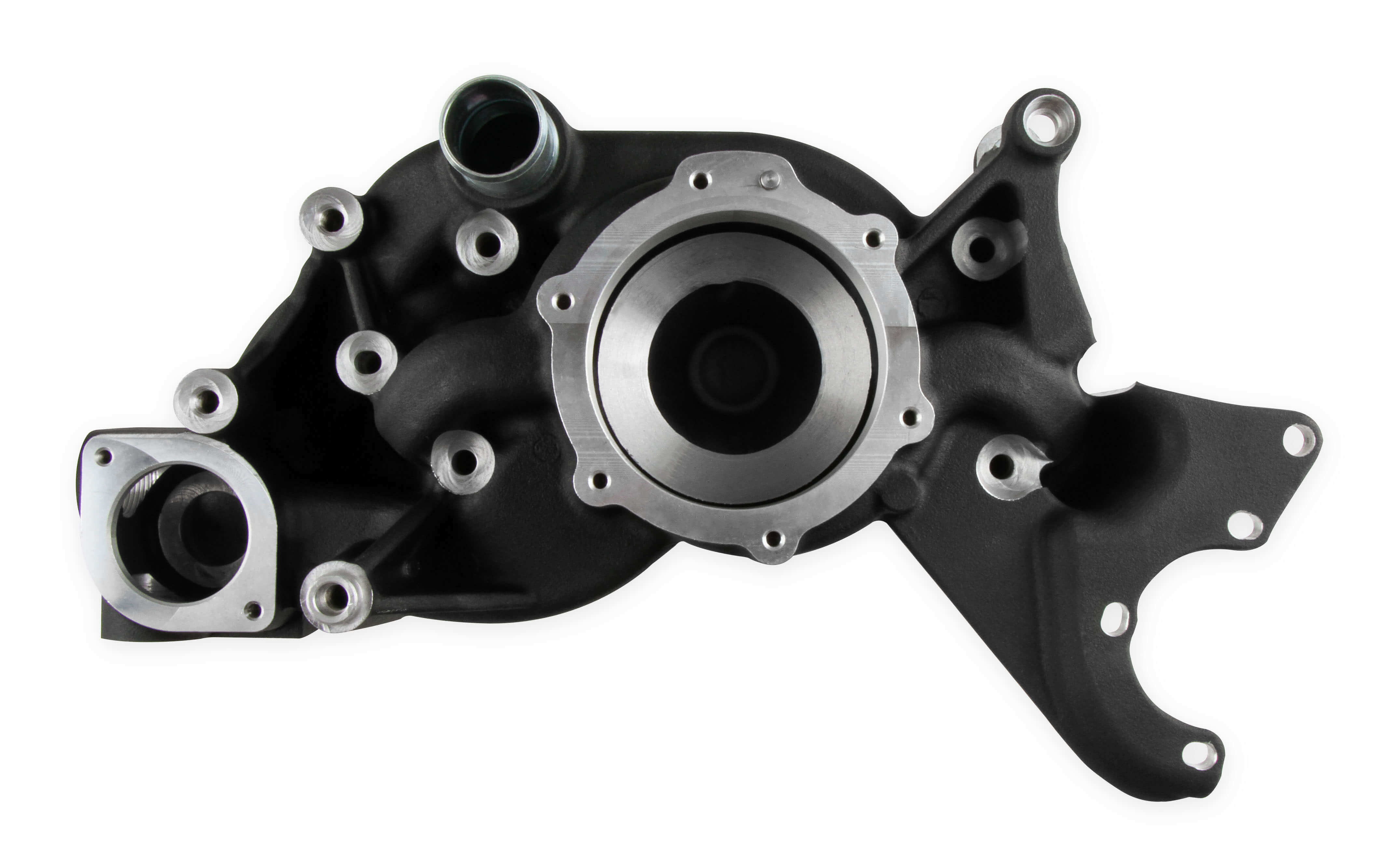 Holley 97-224 - LS COOLING MANIFOLD BLACK-A/C Delete