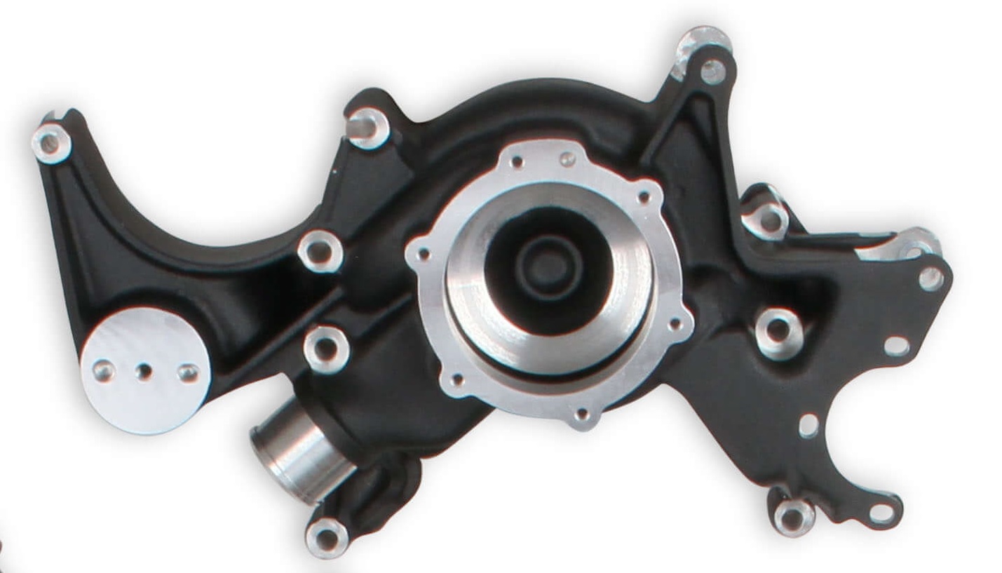 Holley 97-311 - COOLING MANIFOLD - Big Block Chevrolet - Black