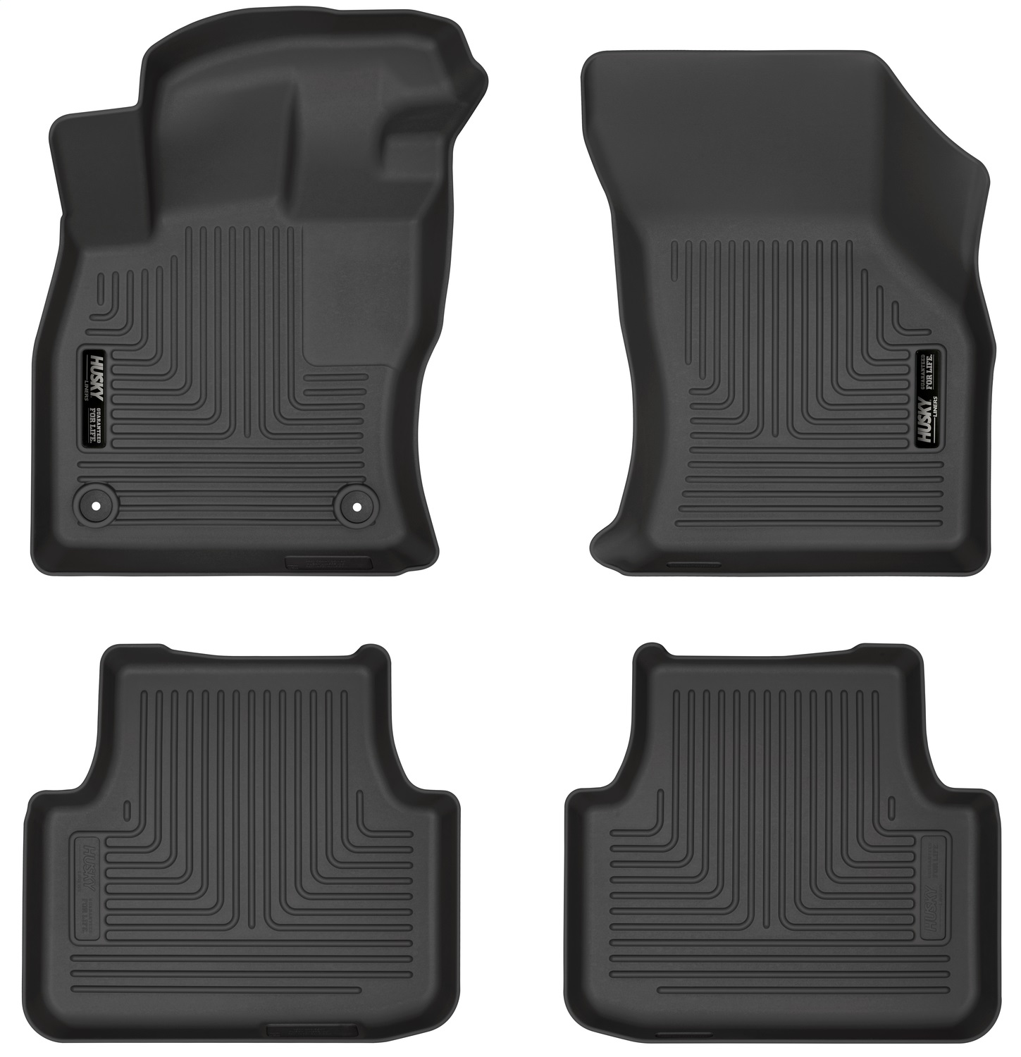 Husky Liners 95831 - 19-23 Volkswagen Jetta Weatherbeater Black Front & 2nd Seat Floor Liners