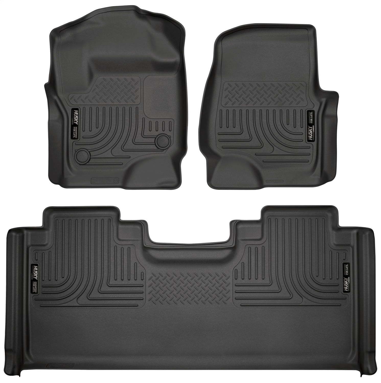 Husky Liners 94071 - Husky Weatherbeater Front & 2nd Seat Floor Liners Husky Liners 94071 - Husky Weatherbeater Front & 2nd Seat Floor Liners