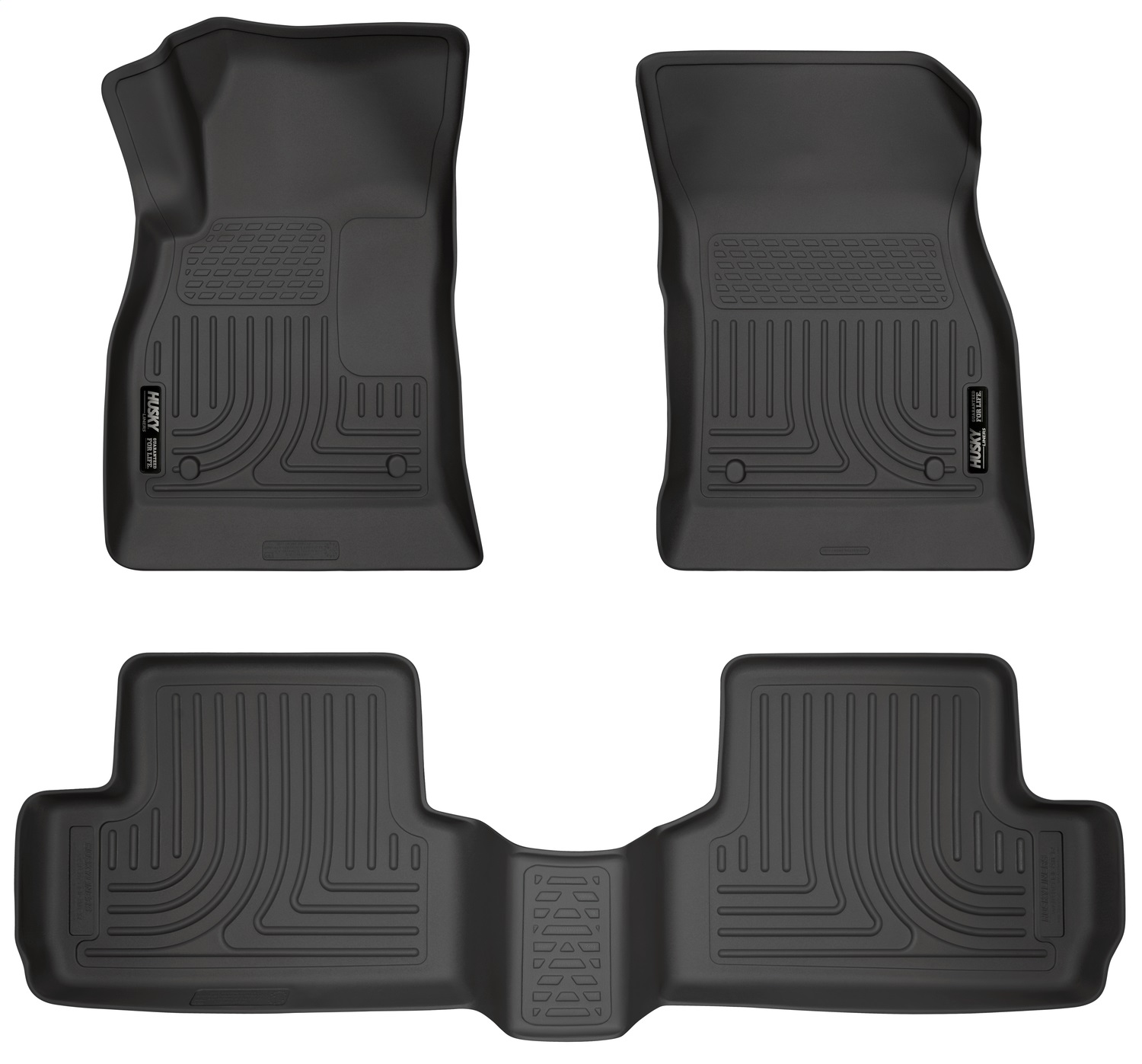 Husky Liners 98171 - 2012 Buick Verano WeatherBeater Combo Black Floor Liners Husky Liners 98171 - 2012 Buick Verano WeatherBeater Combo Black Floor Liners