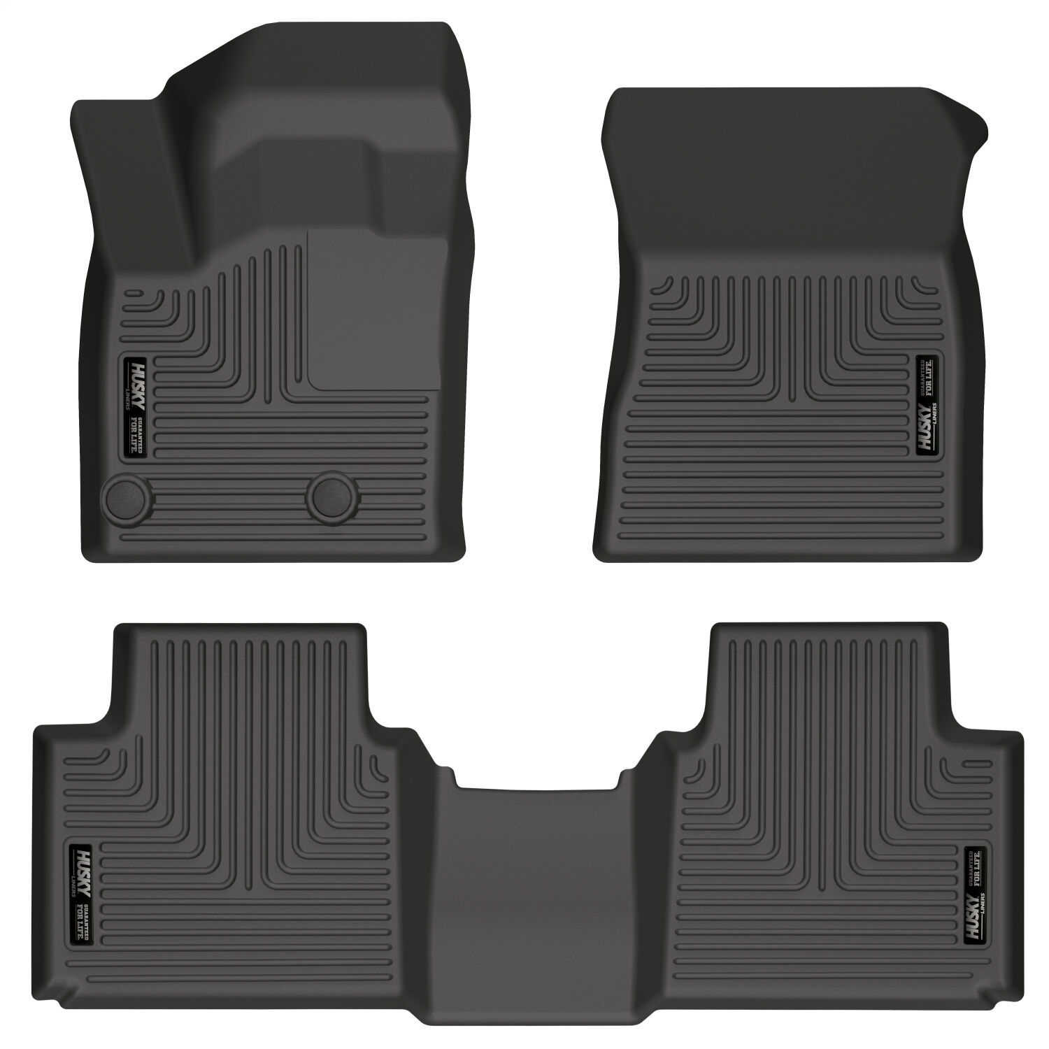 Husky Liners 95191 - 2022 Mitsubishi Outlander WeatherBeater Front & 2nd Seat Floor Liner - Blk Husky Liners 95191 - 2022 Mitsubishi Outlander WeatherBeater Front & 2nd Seat Floor Liner - Blk