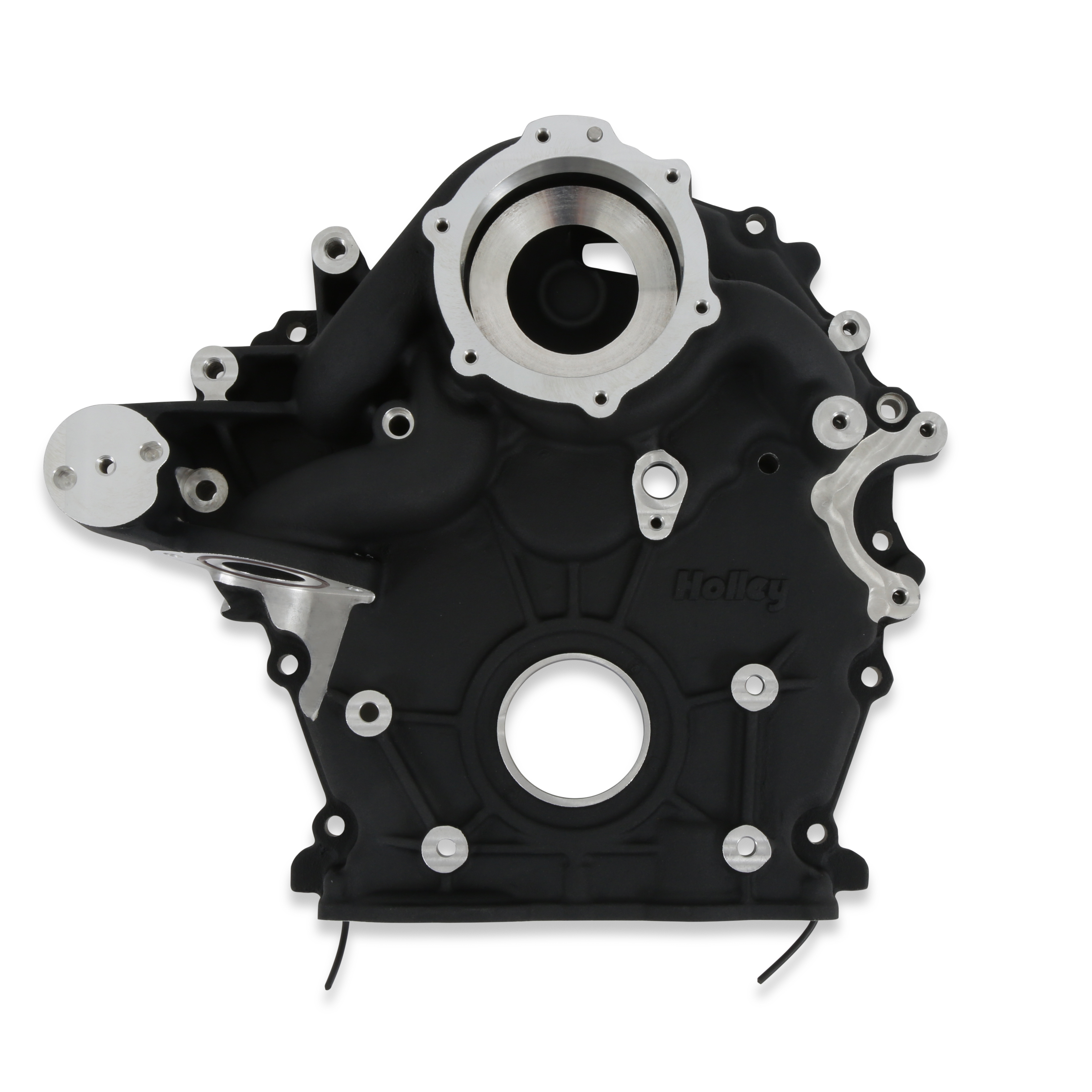 Holley 97-417 - Timing Cover - Ford 7.3L Godzilla - Black Holley 97-417 - Timing Cover - Ford 7.3L Godzilla - Black