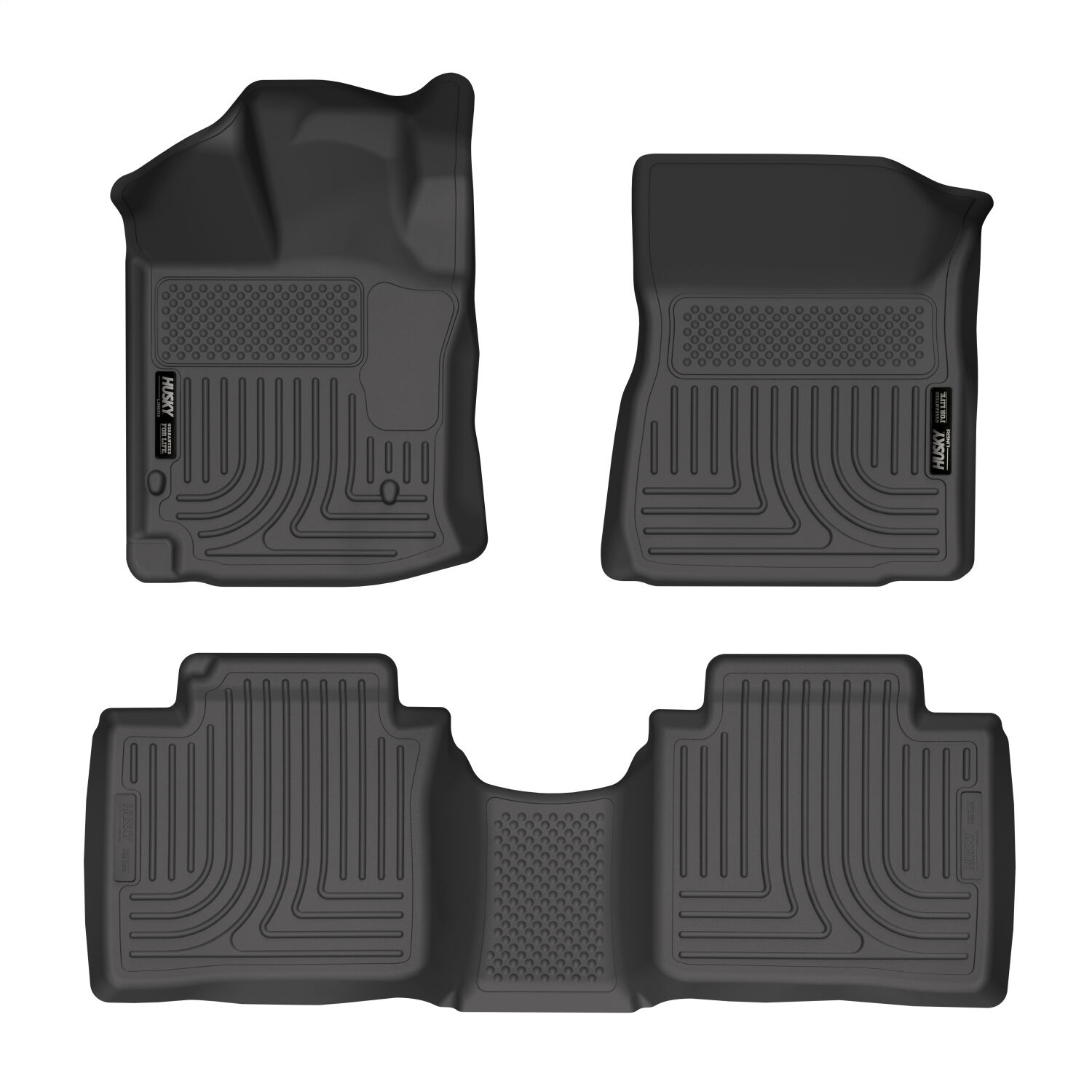 Husky Liners 99541 - 12-13 Toyota Venza WeatherBeater Black Front & 2nd Seat Floor Liners