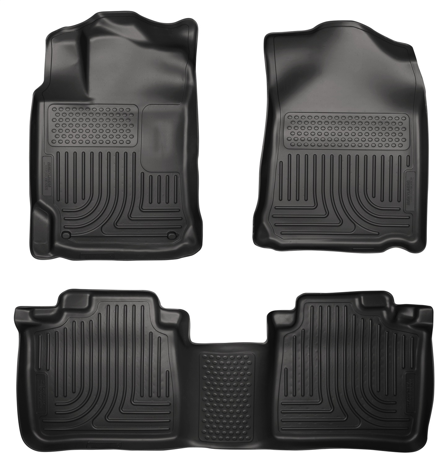 Husky Liners 98961 - 13 Lexus ES300h / ES350 Weatherbeater Black Front & 2nd Seat Floor Liners