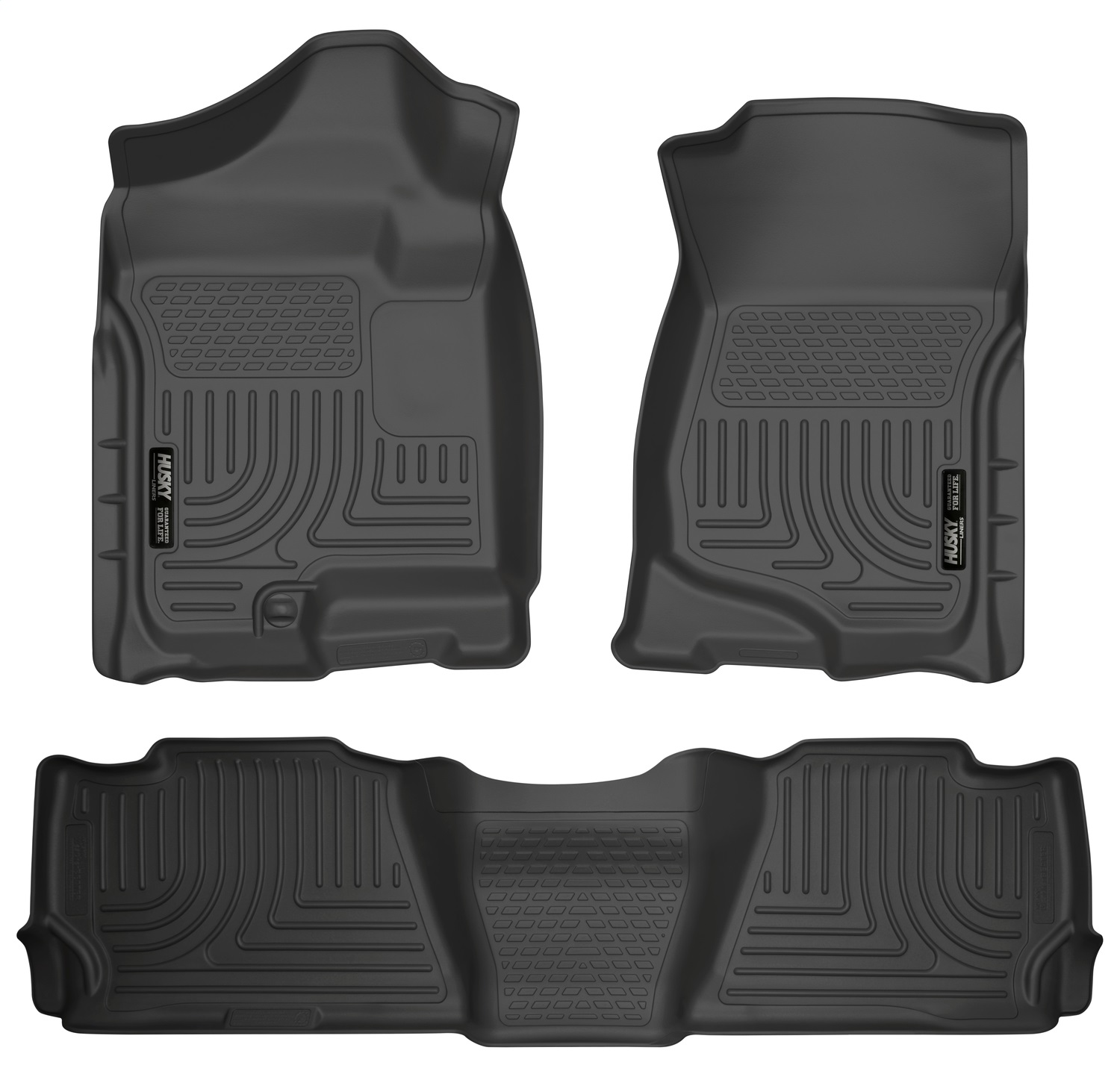 Husky Liners 98261 - 07-13 GM Escalade ESV/Avalanche/Suburban WeatherBeater Black Front/2nd Row Floor Liners Husky Liners 98261 - 07-13 GM Escalade ESV/Avalanche/Suburban WeatherBeater Black Front/2nd Row Floor Liners