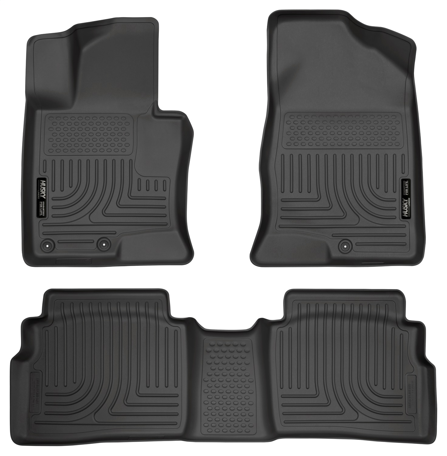 Husky Liners 98851 - 11-12 Hyundai Sonata WeatherBeater Combo Black Floor Liners Husky Liners 98851 - 11-12 Hyundai Sonata WeatherBeater Combo Black Floor Liners