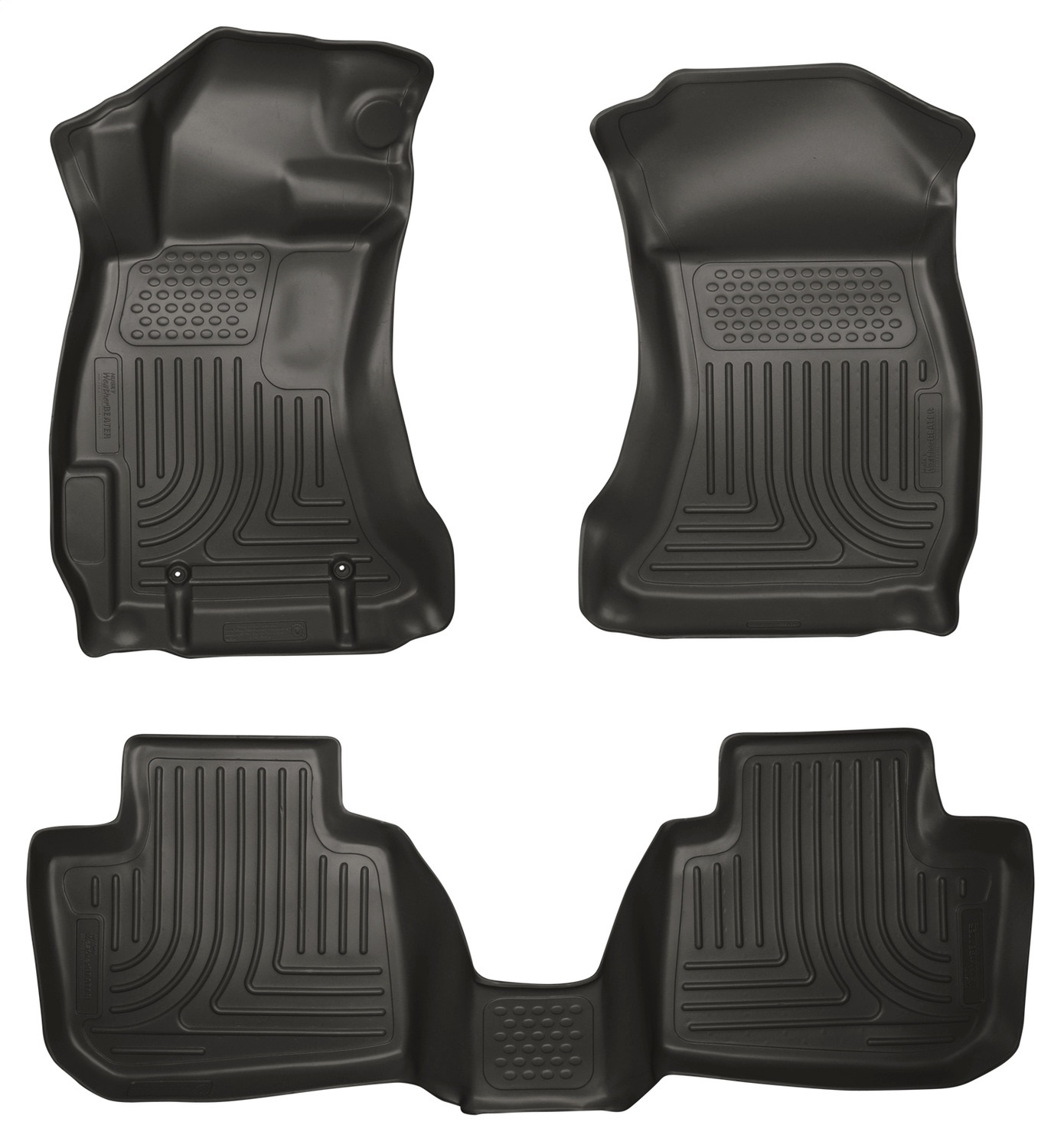 Husky Liners 98841 - 10-12 Subaru Legacy/Outback WeatherBeater Combo Black Floor Liners Husky Liners 98841 - 10-12 Subaru Legacy/Outback WeatherBeater Combo Black Floor Liners