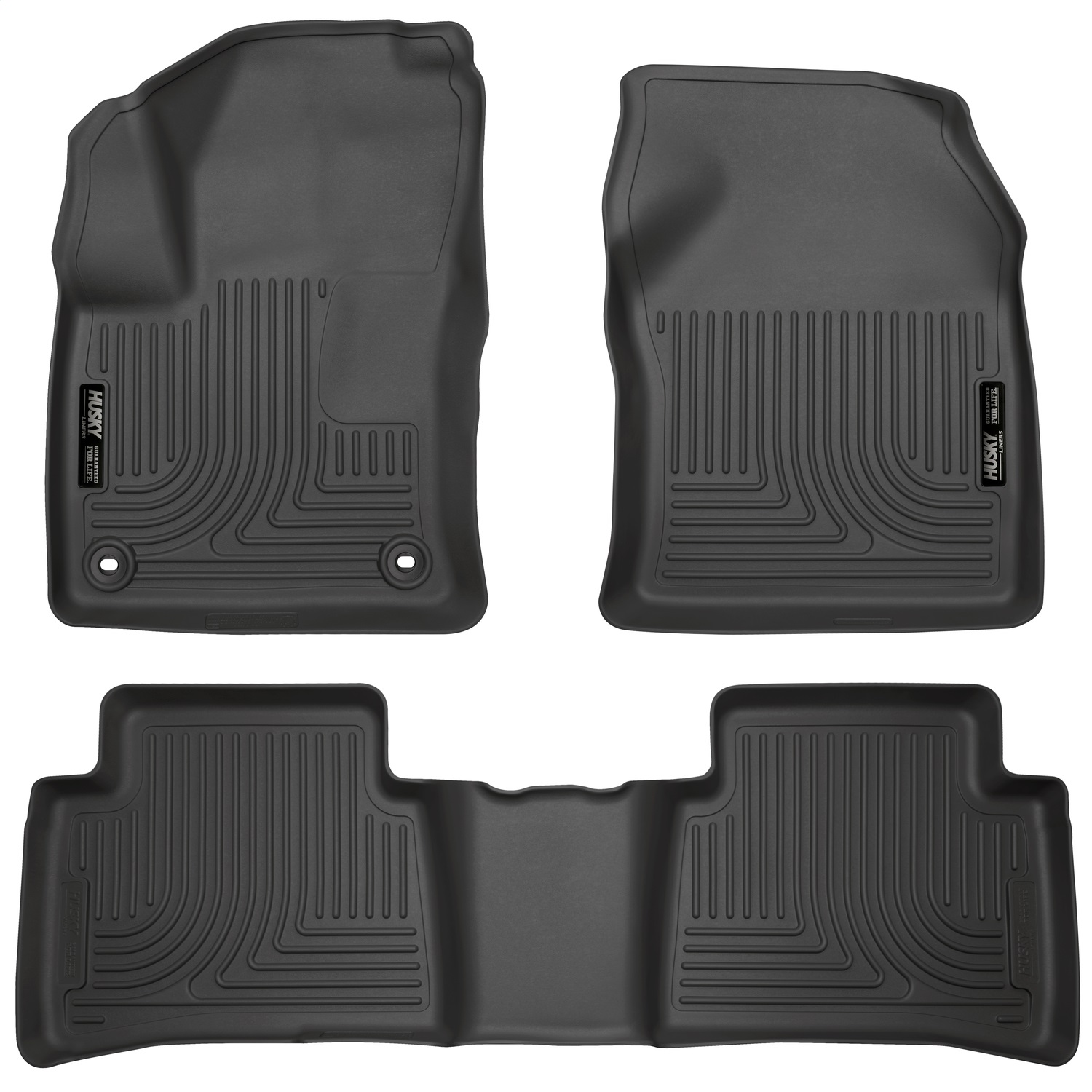 Husky Liners 98991 - 2016 Toyota Prius Weatherbeater Black Front & 2nd Seat Floor Liners (Footwell Coverage) Husky Liners 98991 - 2016 Toyota Prius Weatherbeater Black Front & 2nd Seat Floor Liners (Footwell Coverage)