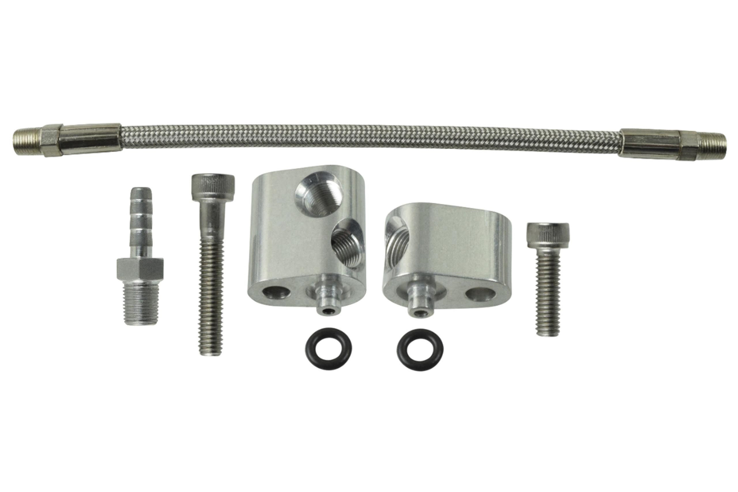 ICT Billet 551675 - Head Coolant Steam Port Crossover Bypass Hose