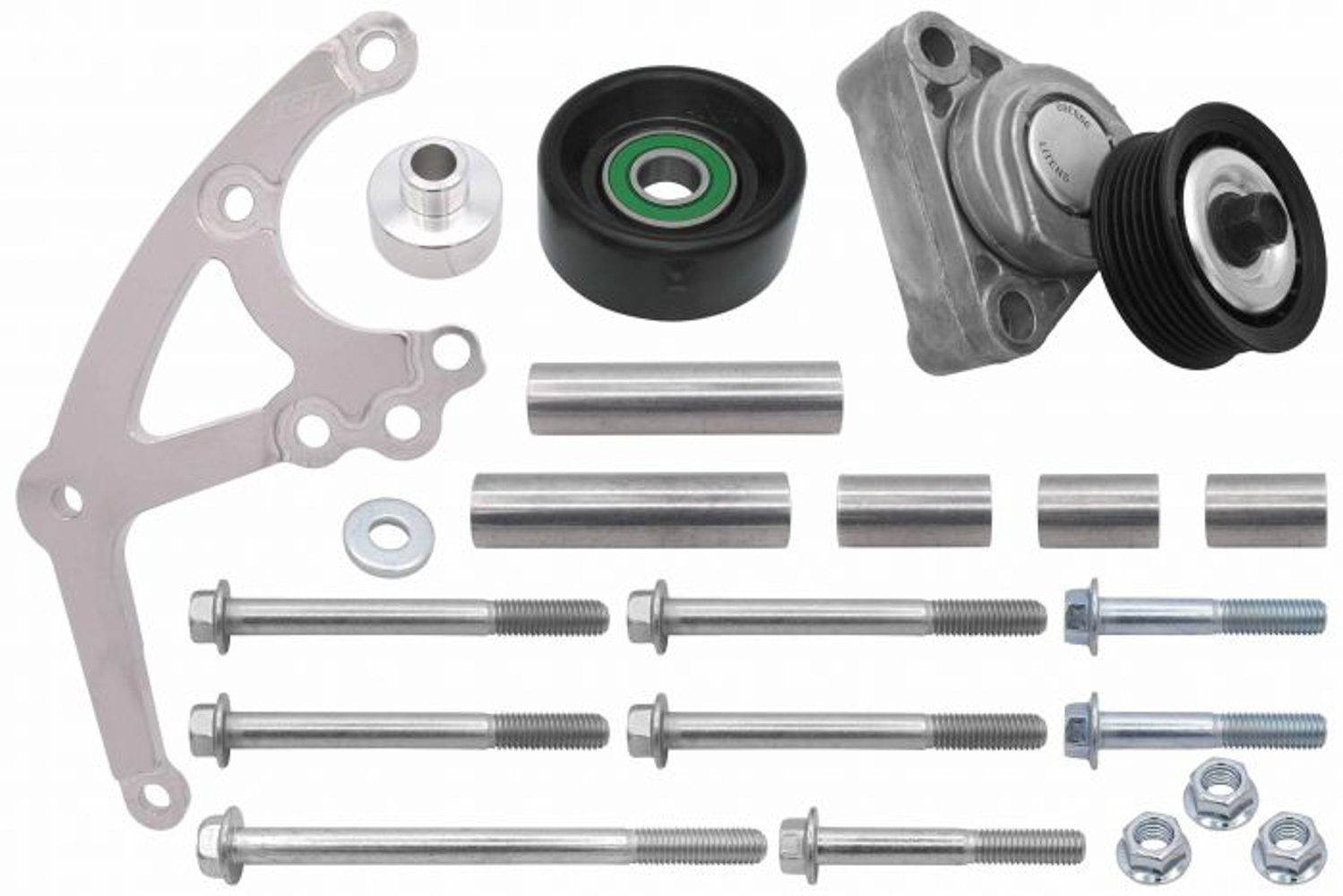 ICT Billet 551667EWP-2 - Low Mount Alternator Bracket ICT Billet 551667EWP-2 - Low Mount Alternator Bracket