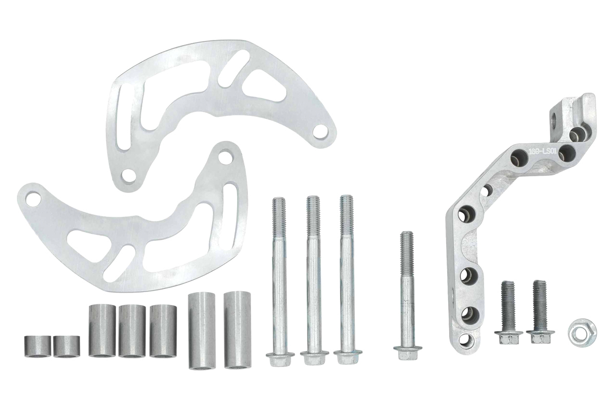 ICT Billet 551177LS0-2 - Alternator Bracket Low Mount ICT Billet 551177LS0-2 - Alternator Bracket Low Mount
