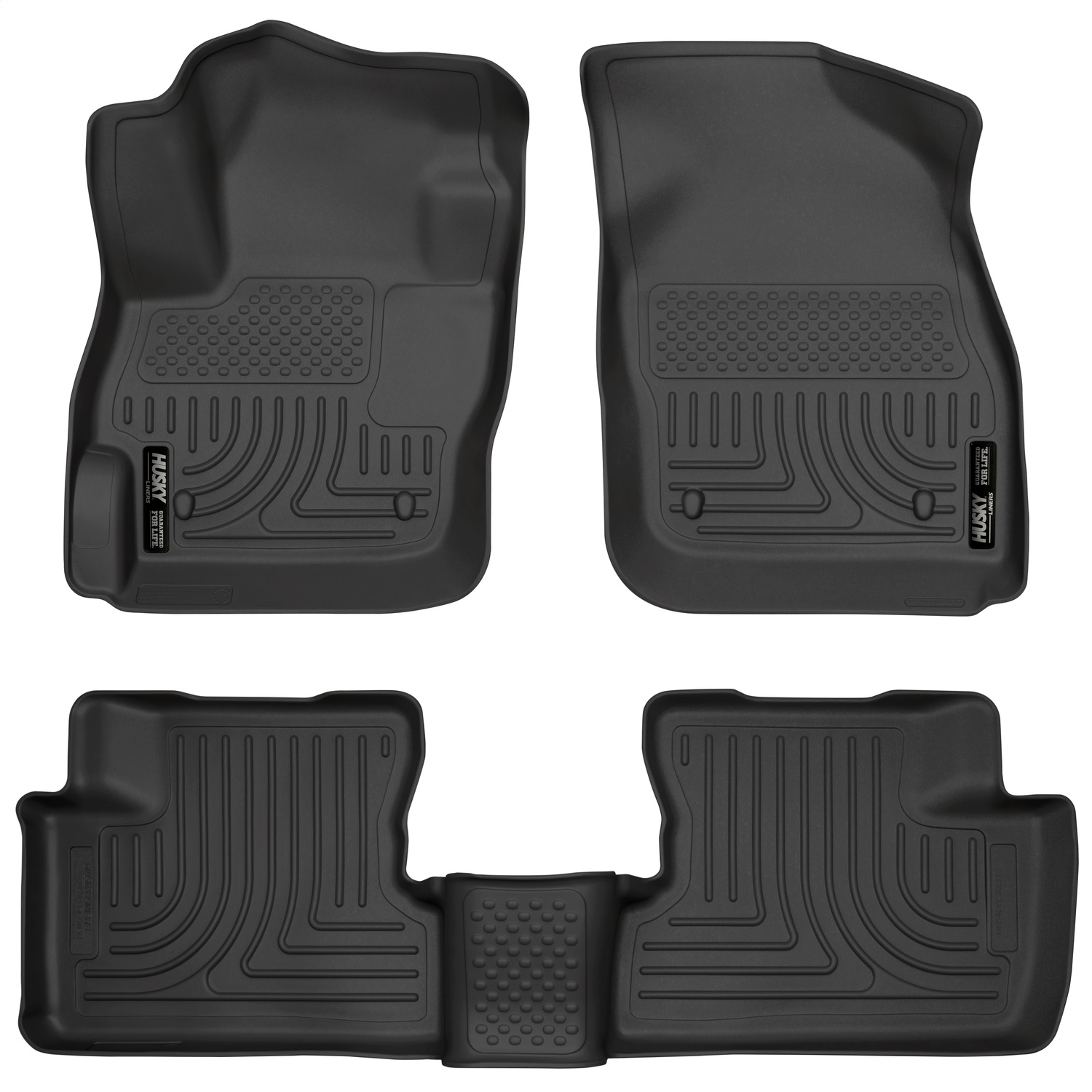 Husky Liners 98631 - 10-12 Mazda 3 WeatherBeater Combo Black Floor Liners Husky Liners 98631 - 10-12 Mazda 3 WeatherBeater Combo Black Floor Liners