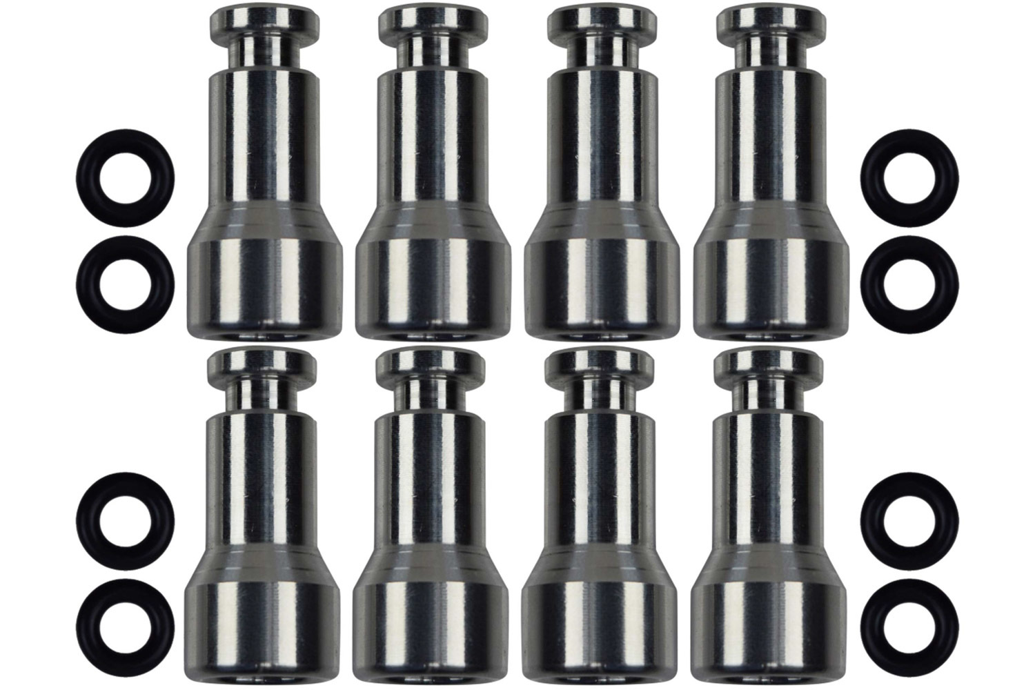 ICT Billet 551348 - Fuel Injector Spacer 8pc Set LS1 LS6 ICT Billet 551348 - Fuel Injector Spacer 8pc Set LS1 LS6
