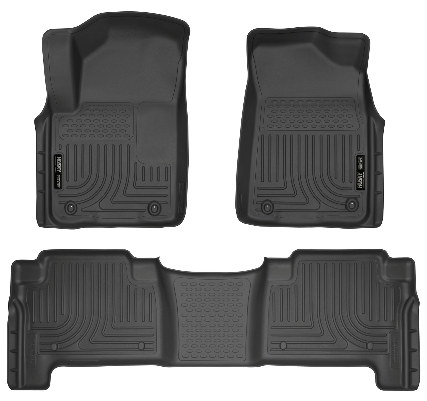 Husky Liners 98611 - 2011 Infiniti QX56 WeatherBeater Combo Black Floor Liners Husky Liners 98611 - 2011 Infiniti QX56 WeatherBeater Combo Black Floor Liners