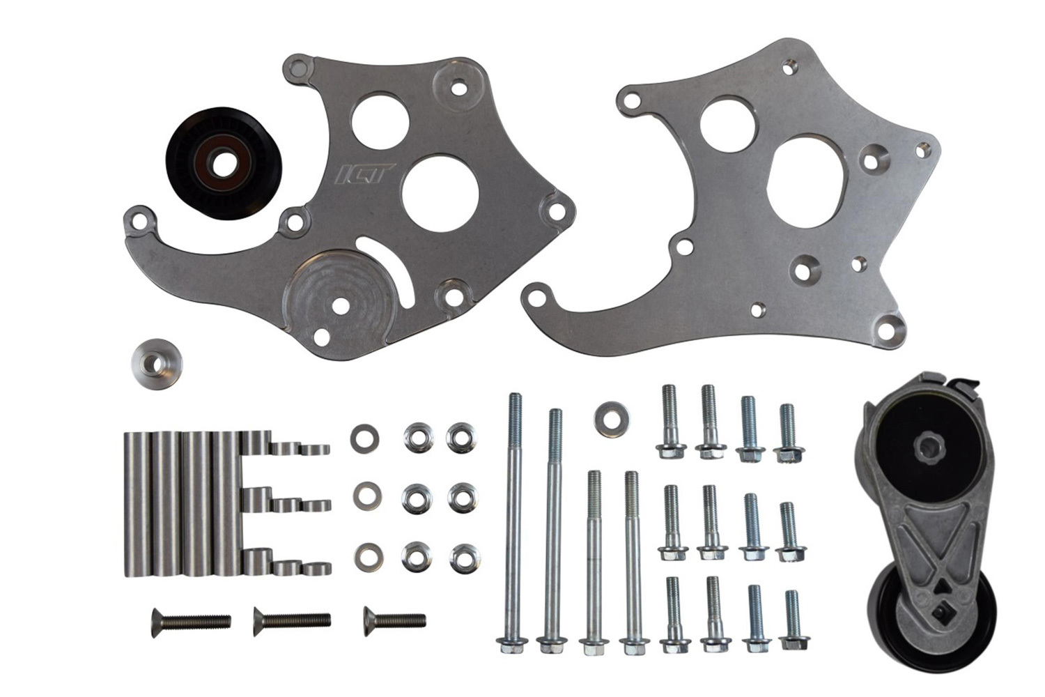 ICT Billet 551474-3 - Sanden 508 LS Truck A/C Compressor Bracket Kit ICT Billet 551474-3 - Sanden 508 LS Truck A/C Compressor Bracket Kit