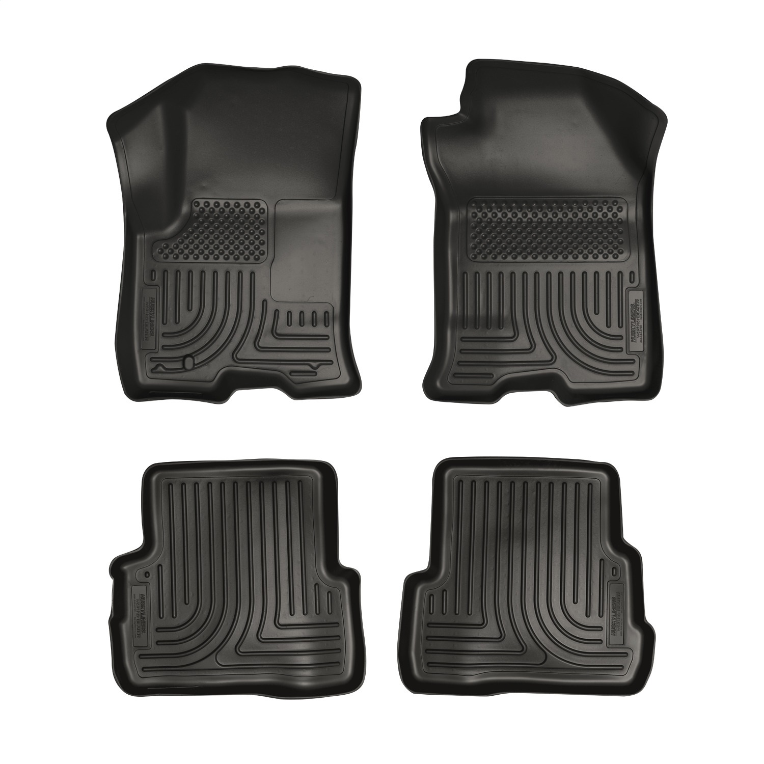 Husky Liners 98311 - 08-11 Ford Focus WeatherBeater Combo Black Floor Liners