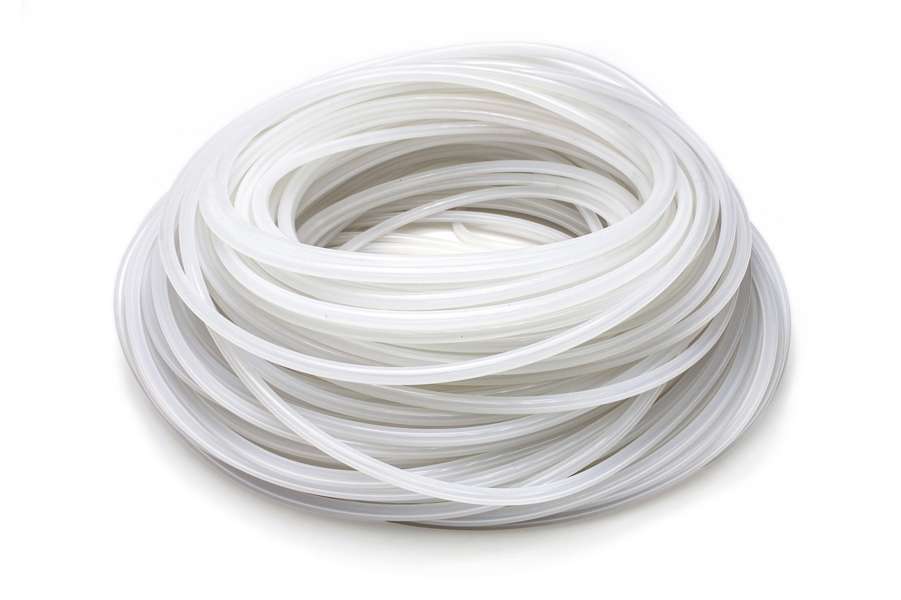 HPS Performance HTSVH35-CLEARX100 - High Temperature Silicone Vacuum Hose Tubing,3.5mm ID,100 feet Roll,Clear