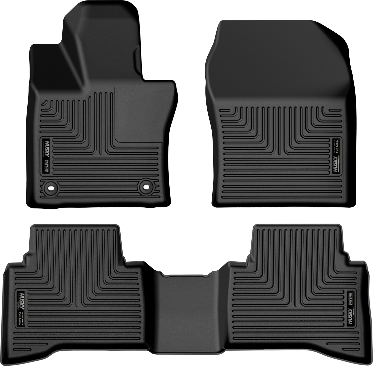 Husky Liners 99431 - 2023 Toyota Prius Weatherbeater Black Front & 2nd Seat Floor Liners Husky Liners 99431 - 2023 Toyota Prius Weatherbeater Black Front & 2nd Seat Floor Liners