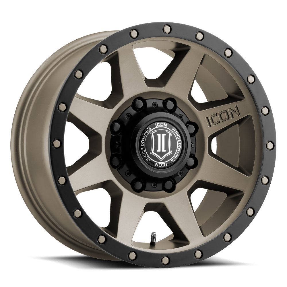 Icon 1817858150BR - Rebound 17x8.5 8x170 6mm Offset 5in BS 125mm Bore Bronze Wheel