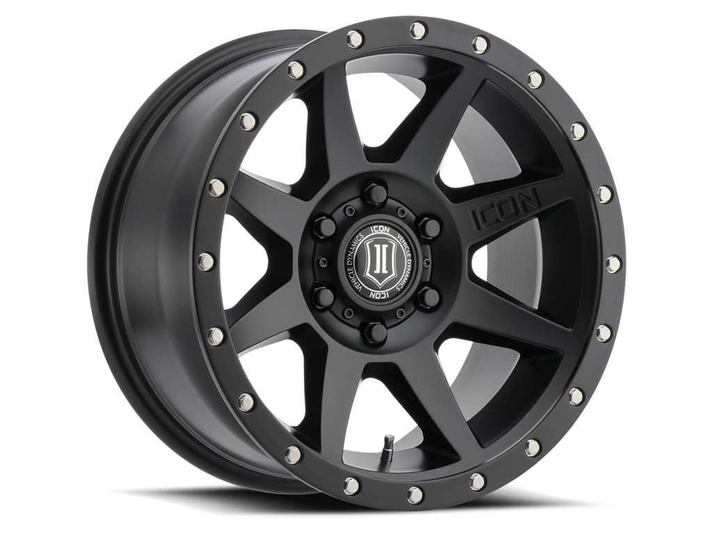 Icon 1817856350SB - Rebound 17x8.5 6x135 6mm Offset 5in BS 87.1mm Bore Satin Black Wheel