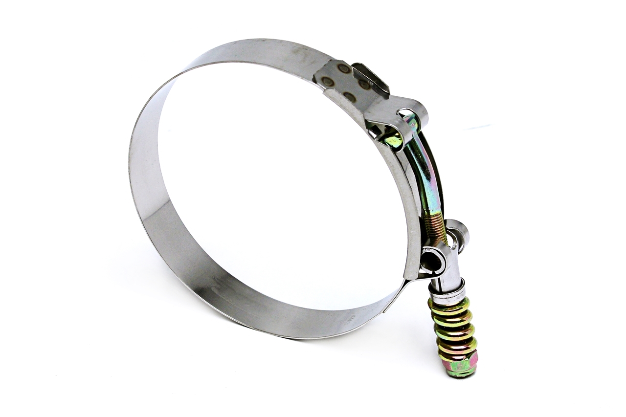 HPS Performance SLTC-225 - Stainless Steel Spring Loaded T-Bolt Hose Clamp,Size #44,Range:2.25"-2.56"