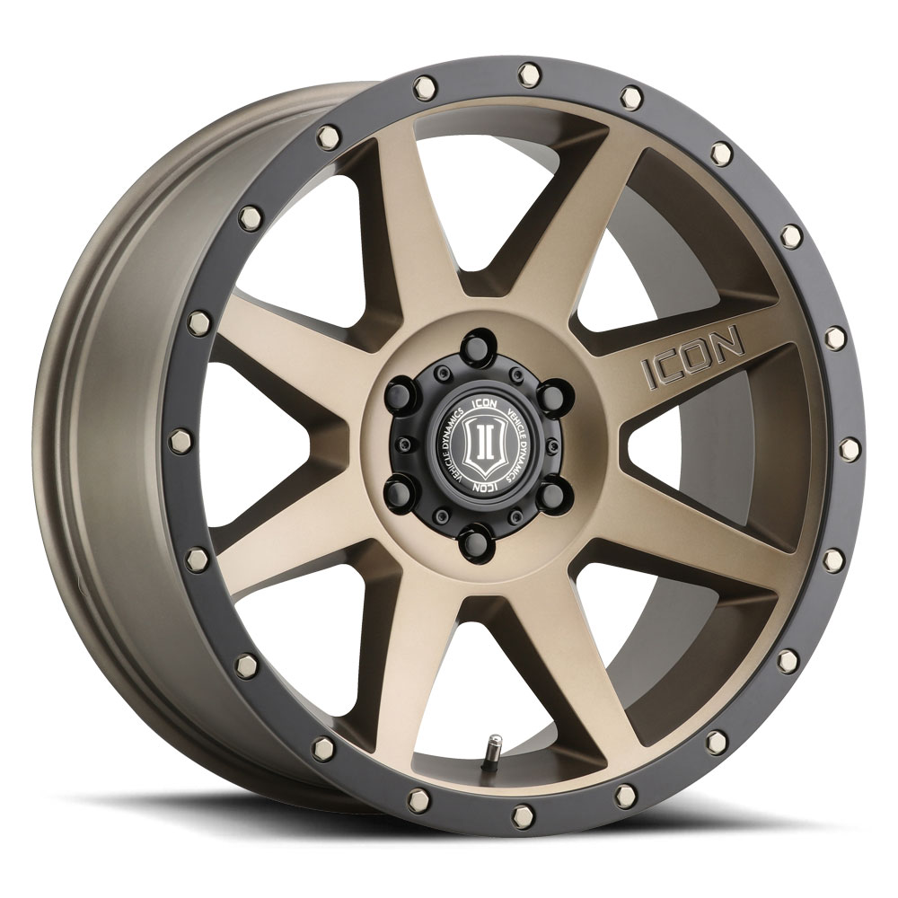 Icon 1820907345BR - Rebound 20x9 5x5 -12mm Offset 4.5in BS Bronze Wheel
