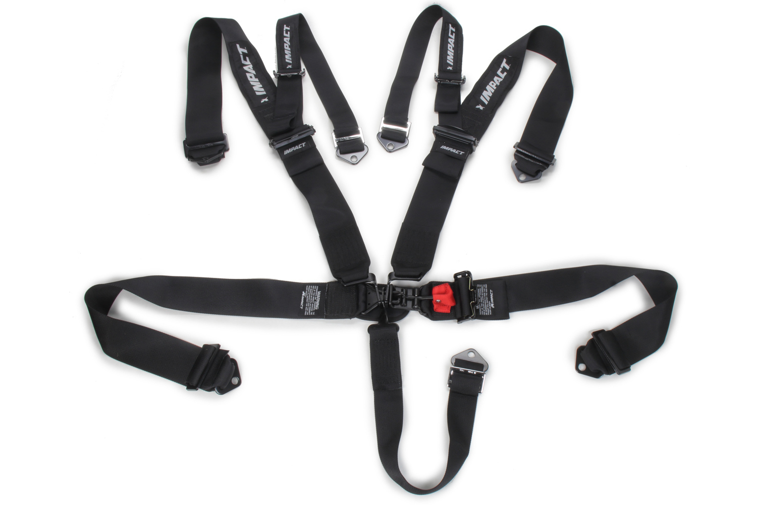 Impact Racing 51111111 W/59666666 - 5-pt Harness System L&L w/HANS Double Shoulder