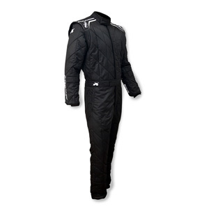Impact Racing 29522610 - Suit TF20 1pc X-Large Black SFI 3.2A/20
