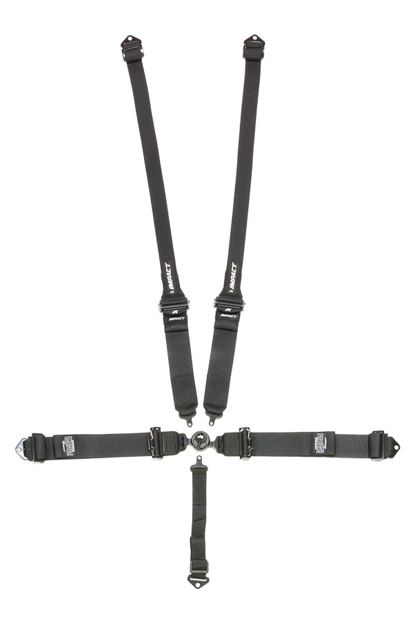 Impact Racing 57341231 - 5-PT Harness Camlock Ind Shldr 3in to 2in Trans