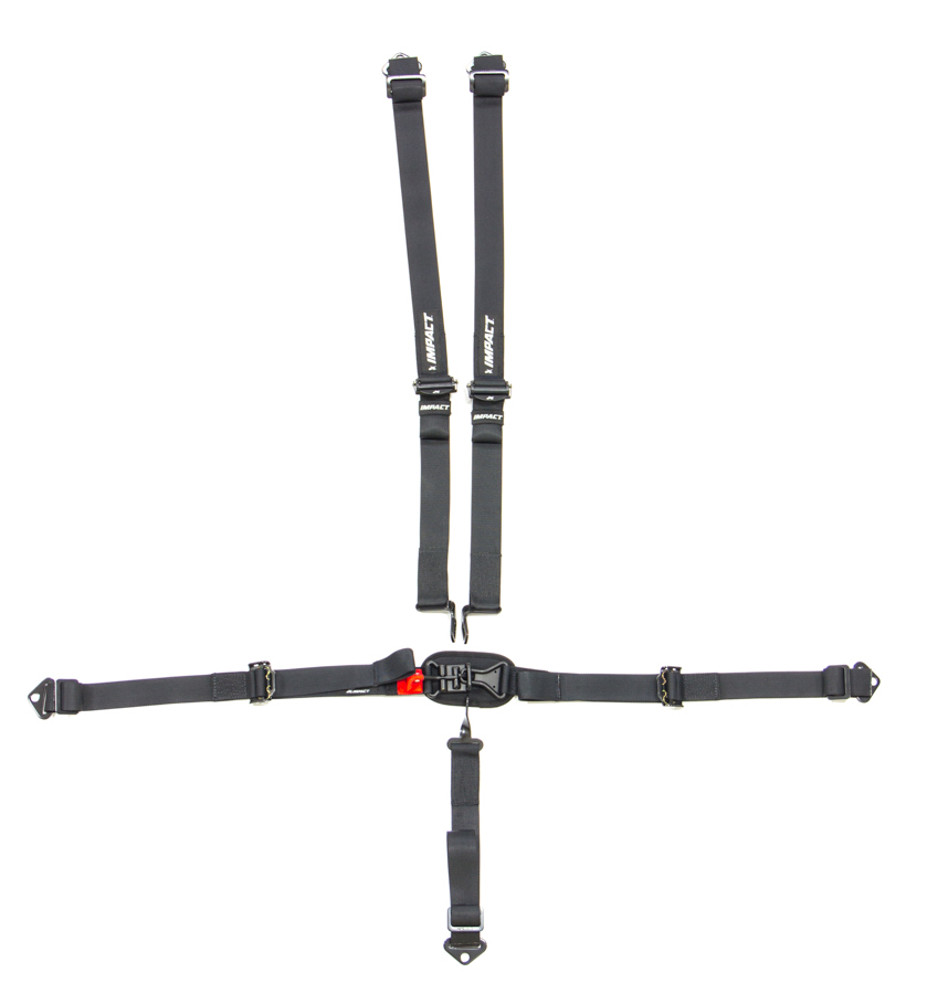 Impact Racing 54116661 - 5-pt Jr Harness L/L Ind Shoulder P/U W/A QM belt