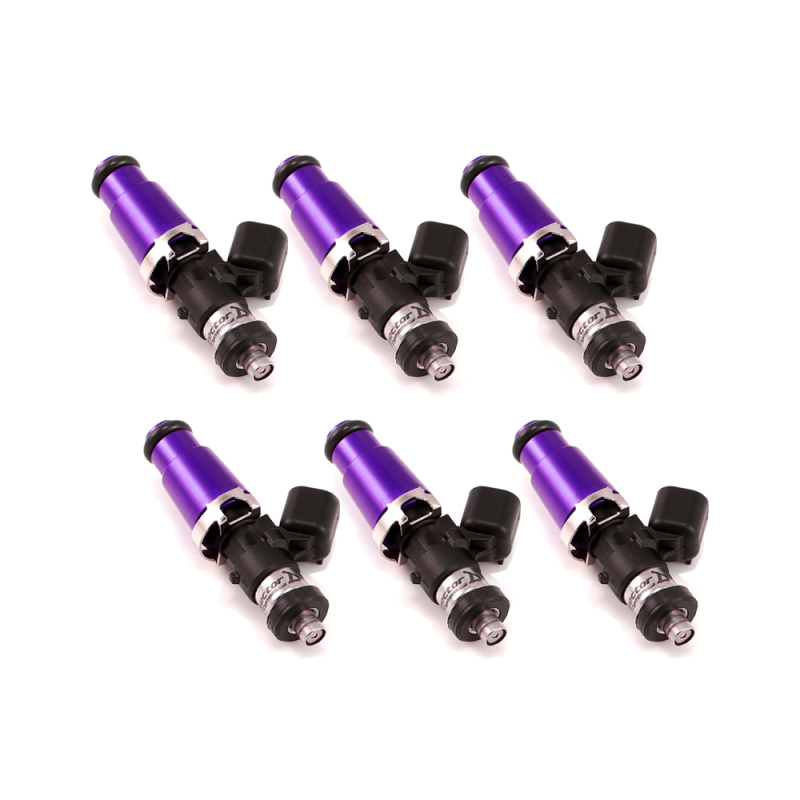 Injector Dynamics 2600.60.14.D.6 - 2600-XDS Injectors - 60mm Length - 14mm Top - Denso Lower Cushion (Set of 6)