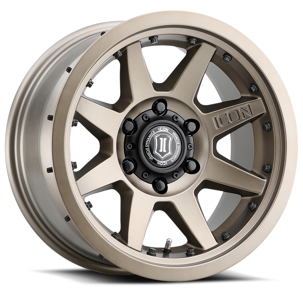 Icon 21817856547BR - Rebound Pro 17x8.5 5x4.5 0mm Offset 4.75in BS 71.5mm Bore Bronze Wheel