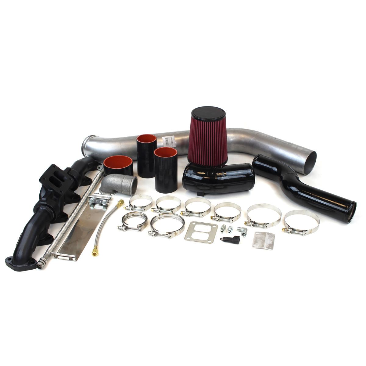 Industrial Injection 227451 - Dodge S300 SX-E 66/74 Single Turbo Kit For 03-07 5.9L Cummins 1.0 AR
