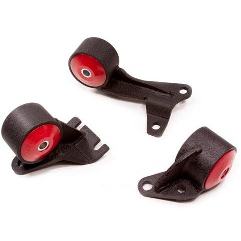 Innovative Mounts 19153-60A - 88-91 Civic Replacement Mount Kit D-Series 4WD Cable Up to 250HP 60A Red
