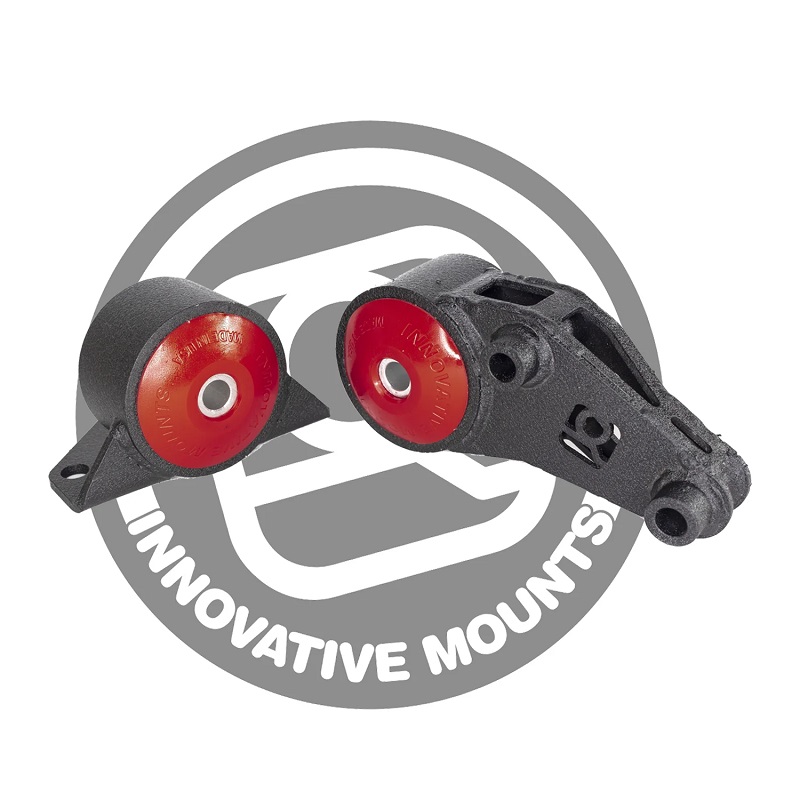 Innovative Mounts 10755-95A - 04-08 Tl V6 Replacement Manual Transmission Mount Kit J-Series Manual Red/500+Hp