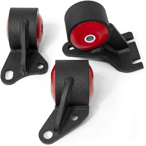 Innovative Mounts 19151-60A - 88-91 Civic/CRX Replacement Mount Kit D-Series Cable Up to 250HP 60A Red