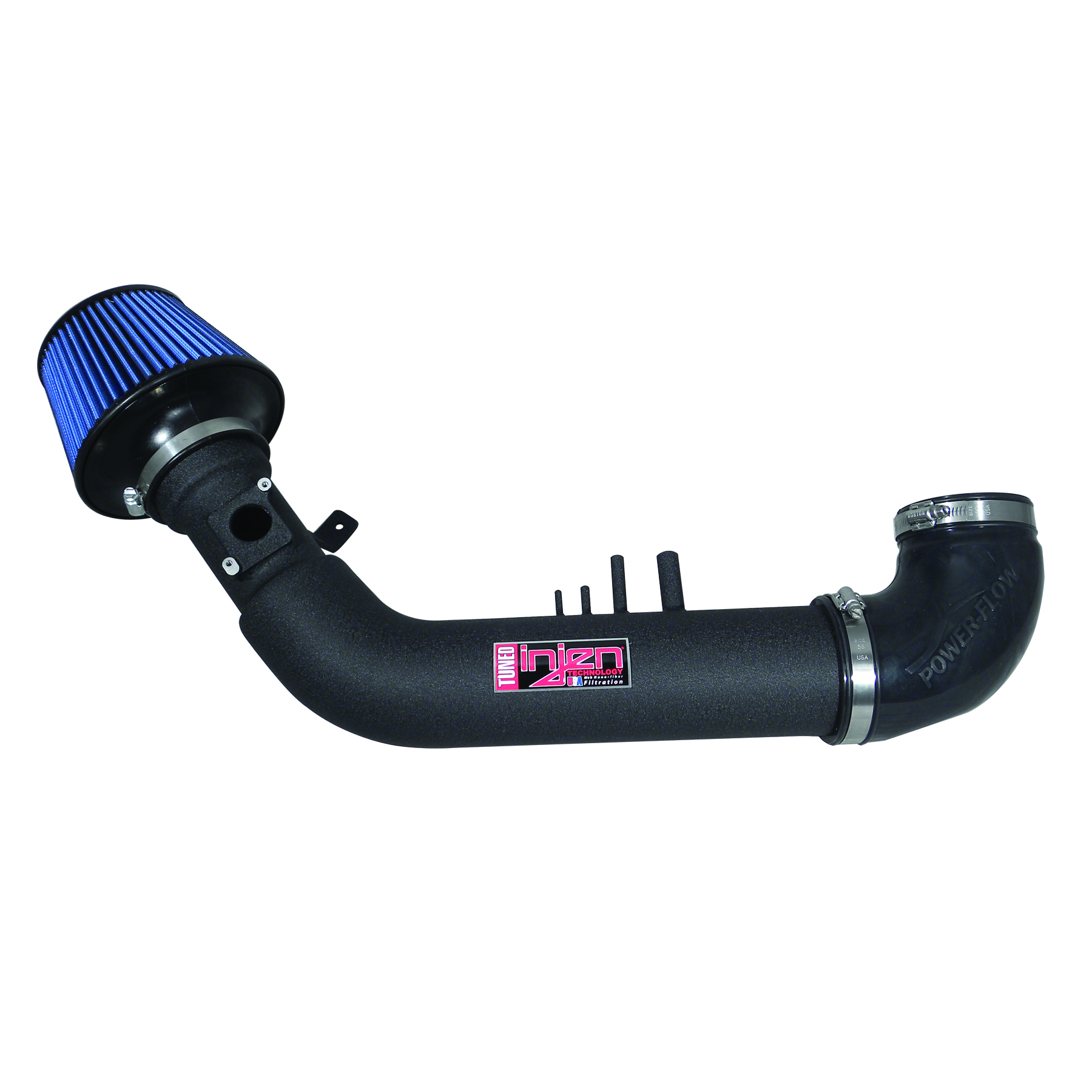 Injen PF2018WB - 00-04 Tundra / Sequoia 4.7L V8 & Power Shield only Wrinkle Black Power-Flow Air Intake System