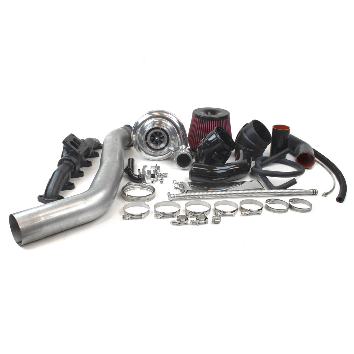 Industrial Injection 22C417 - Dodge S471 Turbo Kit For 13-18 6.7L Cummins .90 AR