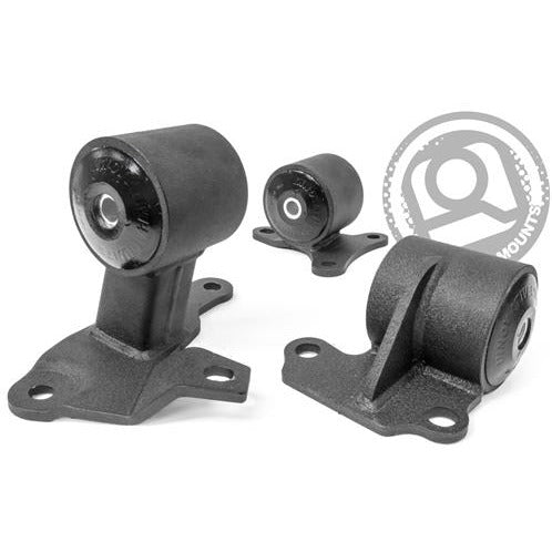 Innovative Mounts 29758-75A - 94-97 Accord DX/LX 95-98 Odyssey Conversion Engine Mount Kit H22/F22A Auto 2 Manual 250-400HP 75A Black