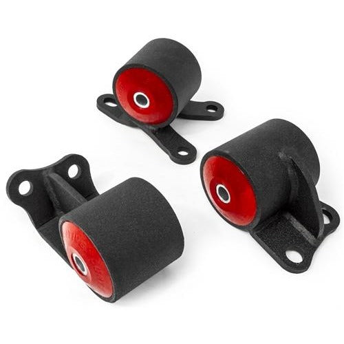 Innovative Mounts 19552-95A - 92-95 Civic Replacement Engine Mount Kit B/D Series Hydro/Automatic 500+HP 95A Red Innovative Mounts 19552-95A - 92-95 Civic Replacement Engine Mount Kit B/D Series Hydro/Automatic 500+HP 95A Red