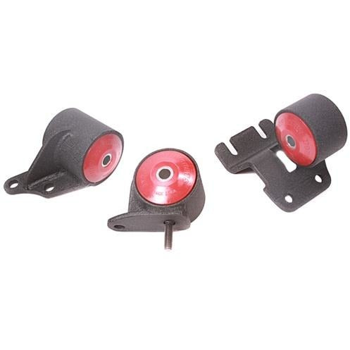 Innovative Mounts 19354-95A - 92-93 Integra Non GSR Replacement Mount Kit B18A1 Auto 500+HP 95A Red Innovative Mounts 19354-95A - 92-93 Integra Non GSR Replacement Mount Kit B18A1 Auto 500+HP 95A Red