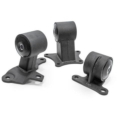 Innovative Mounts 29357-75A - 90-93 Accord Ex Conversion Engine Mount Kit F/H-Series Automatic 94-01 Transmission 250-400HP 75A Black