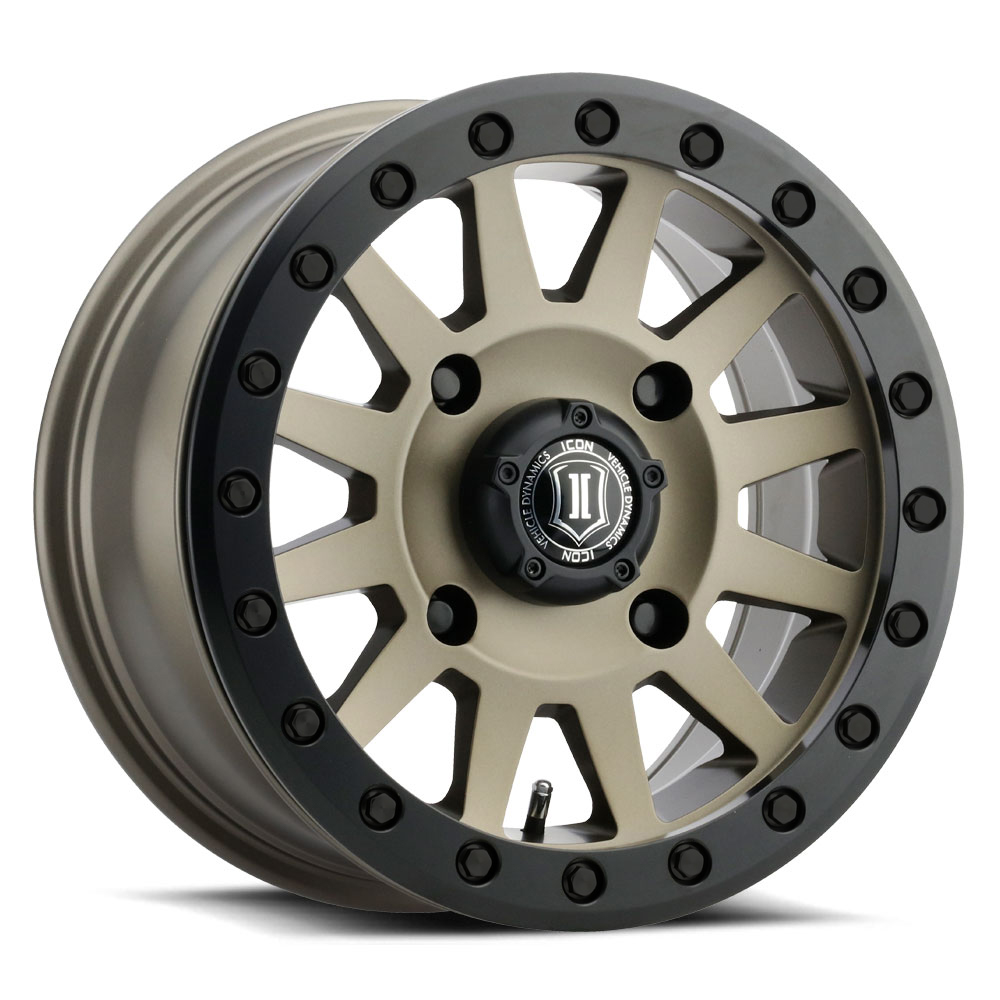 Icon 5015705655BR - ALLOYS UTV COMPRESSION BEADLOCK BRONZE - 15 X 7 / 4 X 156 / 38MM / 5.5" BS